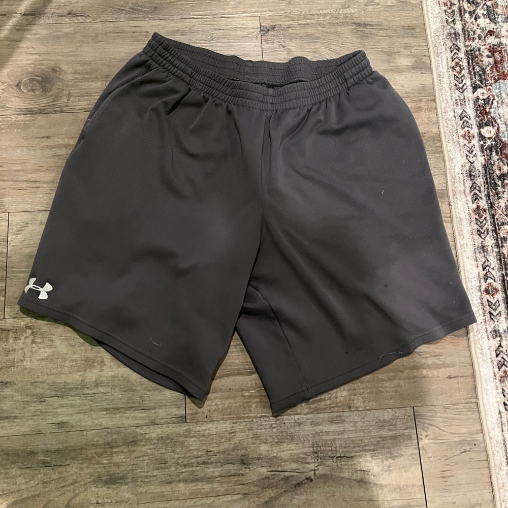 Under Armour Men's Charcoal Athletic Shorts